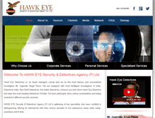 Tablet Screenshot of hawkeyedetective.com